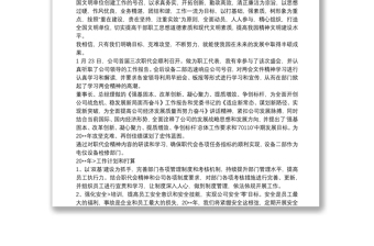 2025优质学习集团公司职代会报告心得体会范文免费下载