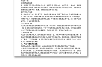 2025通用党支部对照检查材料和整改方案三篇免费下载