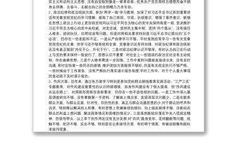 2025优质政治担当方面存在问题免费下载