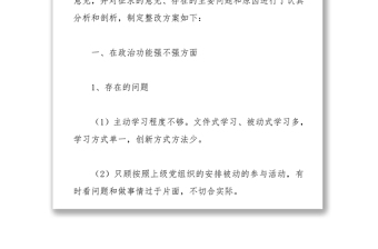 2025精品社区党支部组织生活会整改方案免费下载