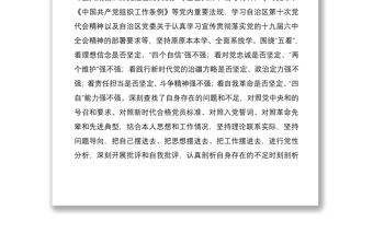 2025优质组织生活会党支部书记围绕“四个对照”检视问题对照材料免费下载