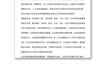 2025通用辅导报告：以自我革命精神大力推进清廉建设免费下载