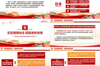 2025红色党政风强信念树正气践宗旨努力做守纪律和规矩的新时代合格党员PPT党建党课课件免费下载