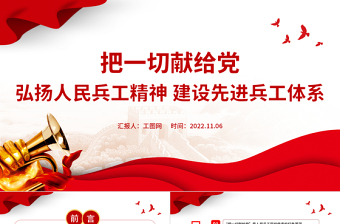 2025人民兵工微党课ppt免费下载