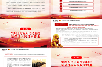 2025在人大工作中彰显全过程人民民主的人民立场PPT大气精美风党员干部学习教育专题党课课件免费下载