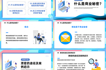 2025公司保密培训PPT简约风公司电脑与文件保密工作培训课件模板免费下载