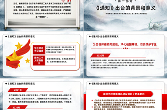2025加强师德师风建设推开准入查询工作PPT水墨画风详细解读《教育部关于推开教职员工准入查询工作的通知》专题课件模板免费下载