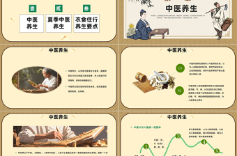2025中医夏季养生PPT中国风夏季健康养生科普课件模板免费下载