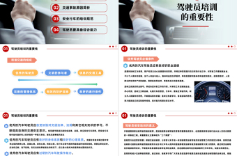 2025驾驶员安全行车培训PPT简约风企业安全生产之驾驶员安全行车培训课件模板免费下载