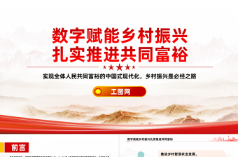 2025免费数字赋能乡村振兴PPT以数字乡村建设扎实推进共同富裕课件免费下载