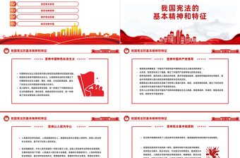 2025弘扬宪法精神坚定法治信仰PPT红色党政风弘扬宪法精神主题学习课件模板免费下载