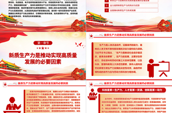 2025简洁大气以新质生产力推动构建未来竞争优势ppt简洁党政风学习习近平新时代经济发展思想基层党支部党员干部学习培训党课课件免费下载
