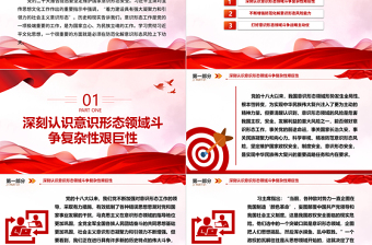2025红色经典在防范化解意识形态风险阵地上增兵遣将ppt大气精美风坚定维护国家意识形态安全党组织党群党员专题党课课件免费下载
