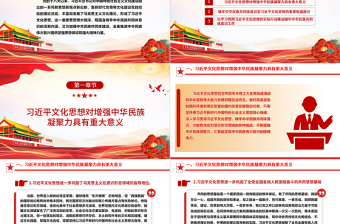 2025简洁大气促进各族人民共建中华民族共同体意识ppt大气简洁深入学习习近文化思想民族融合篇基层党组织党支部党员干部学习党课课件免费下载