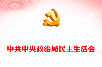 2025优质中共中央政治局民主生活会讲稿免费下载