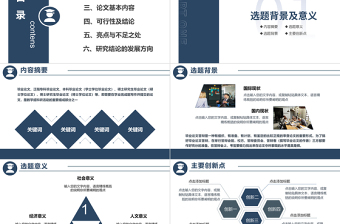 2025大气时尚毕业论文答辩PPT创意蓝色毕业汇报模板免费下载