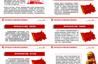 2025时尚大气为中国式现代化挺膺担当PPT青年突击队成立70周年专题党课免费下载