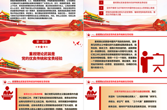 2025红色质感学思践悟党的创新理论ppt经典红色学习贯彻习近平新时代中国特色社会主义思想微课件免费下载