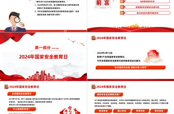 2025精美时尚总体国家安全观创新引领10周年PPT简约党政风全民国家安全教育日课件免费下载