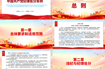 党政风新旧对照版解读中国共产党纪律处分条例PPT免费下载