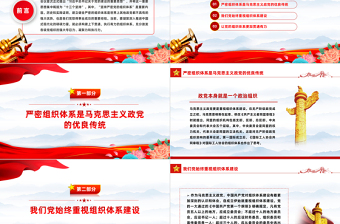 2025优质健全完善上下贯通执行有力的组织体系PPT深入学习关于党的建设的重要思想课件免费下载