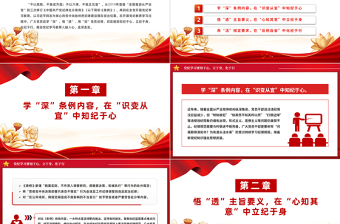 2025时尚大气党纪学习教育PPT红色大气要知于心立于身化于行党课课件免费下载
