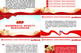 2025简洁大气红色党政风从延安精神中汲取推进中国式现代化的奋进力量PPT学习教育党课课件免费下载