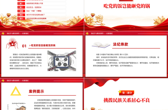 2025精美时尚党纪学习教育之以案说纪PPT课件免费下载