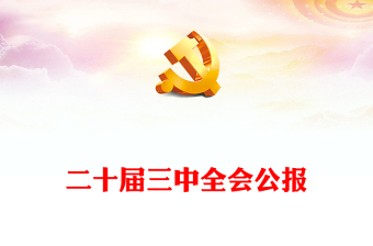 精品党的二十届三中全会公报全文讲稿免费下载