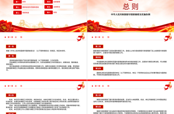 2025次年修订版《中华人民共和国保守国家秘密法实施条例》PPT课件免费下载