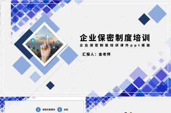 2025时尚大气企业保密制度培训课件ppt模板免费下载