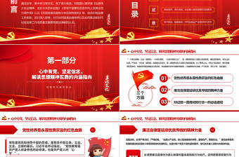 2025精美大气反腐倡廉党风廉政专题微党课PPT模板免费下载