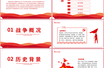 2025精美大气四渡赤水战役PPT党史故事党史教育专题党课之打开中国革命新局面模板免费下载
