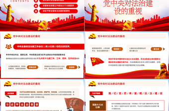 2025大气时尚全面依法治国习近平对全面依法知国工作提出的十一个方面要求ppt免费下载