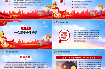 2025精美大气安全生产月安全生产万里行安全教育培训PPT免费下载