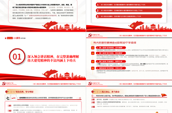 2025红色党建风深学细悟讲话精神忠诚履行监督职责PPT完整解读学习贯彻“七一”重要讲话精神专题宣讲报告专题辅导模板免费下载
