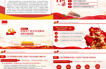 2025红色简洁七一重要讲话弘扬伟大建党精神免费下载