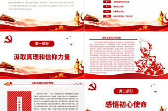 2025时尚大气用红色文化铸魂育人PPT充分发挥红色文化教育作用引导青年学生传承红色基因树立红色理想学校党课课件免费下载