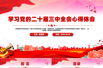 心得体会党课PPT