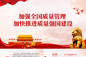 2025简洁大气质量强国PPT精美实用加强全面质量管理加快推进质量强国建设专题党课免费下载