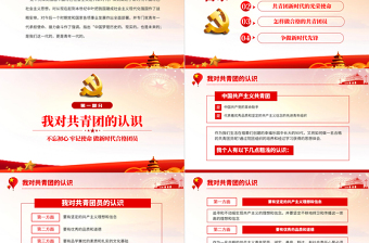 2025大气精美践行团员使命争做时代先锋PPT红色党政风做新时代合格团员主题团课课件模板免费下载