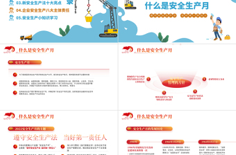 2025大气精美遵守安全生产法当好第一责任人PPT安全生产月宣传安全教育课件免费下载