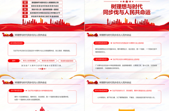 2025重温五四青春寄语PPT党政风重温五四百年习近平的青春寄语专题课件模板免费下载