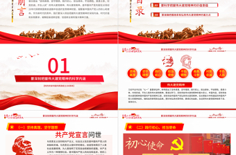 2025精美简洁继承和弘扬伟大建党精神PPT团课团支部团委大学共青团团员培训专题课件模板免费下载