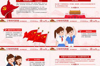 2025红色精美原创毛泽东逝世纪念日毛主席诞辰动态PPT免费下载