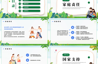 2025家庭教育促进法PPT家庭教育促进法介绍亲子教育知识课件模板免费下载