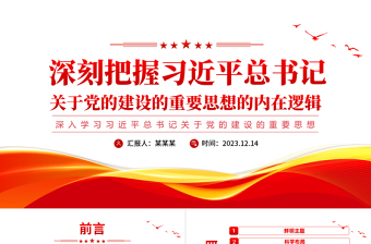 2025红色光效深入学习践行习近平总书记关于党的建设的重要思想PPT极简风深入学习关于党的建设的重要思想专题党课课件模板免费下载