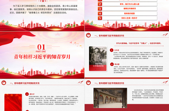 2025极简风大气党政风接青春之火续百年荣光PPT青少年主题团日团课课件模板免费下载