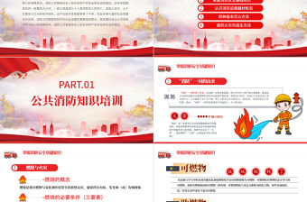 2025大气简洁公共场所消防安全常识PPT时尚简约掌握消防知识共同维护公共消防安全课件模板免费下载