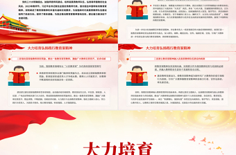 2025极简风弘扬教育家精神PPT红色党政风师德师风专题党课免费下载